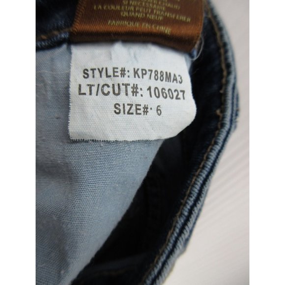 Kut From The Kloth Jeans 6 Straight Denim Pants Ripped Embroidered - Picture 12 of 13